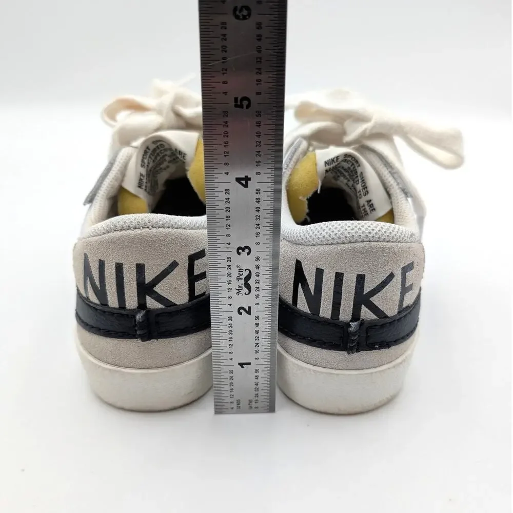 Nike Blazer Low '77 Jumbo Sneakers Shoes Women's White/Black Size US7 EU38